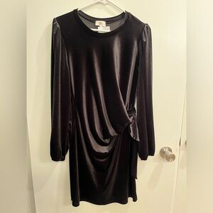Black Velvet Dress, large, new!